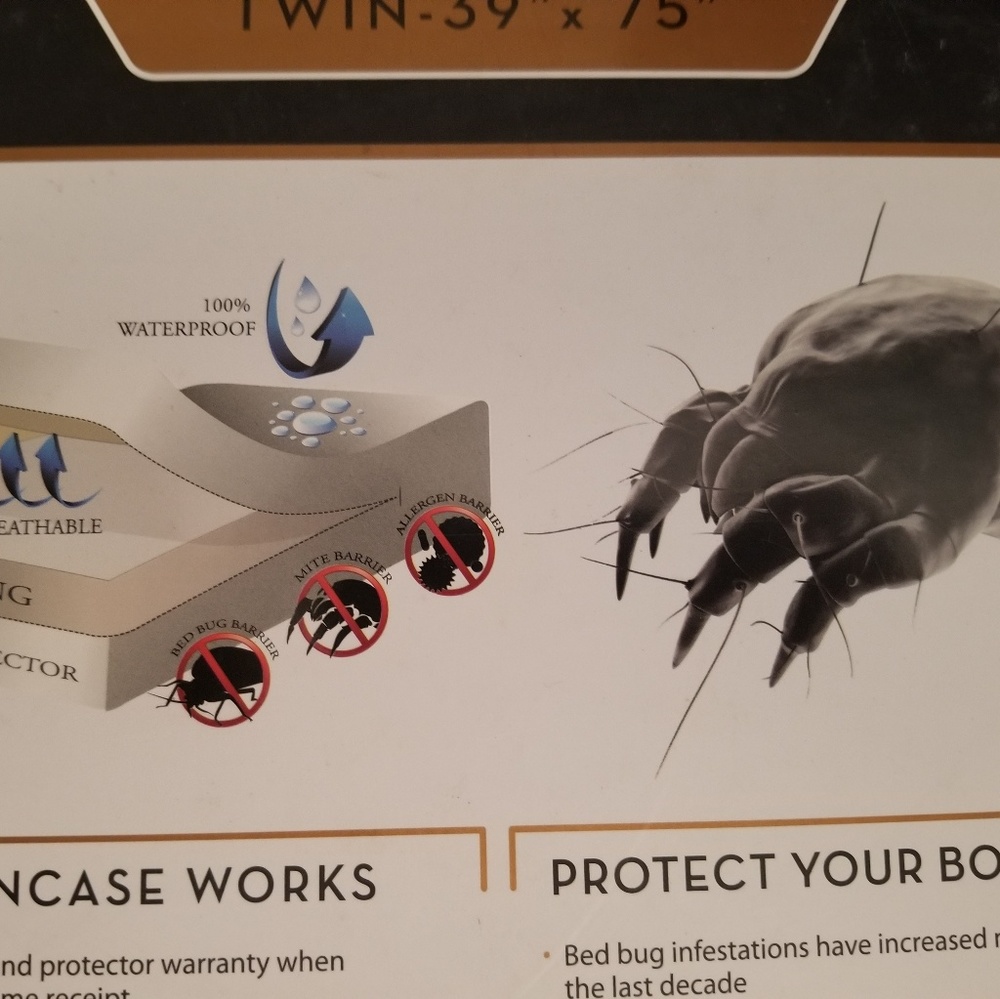 NIB MALOUF Box Spring Protector